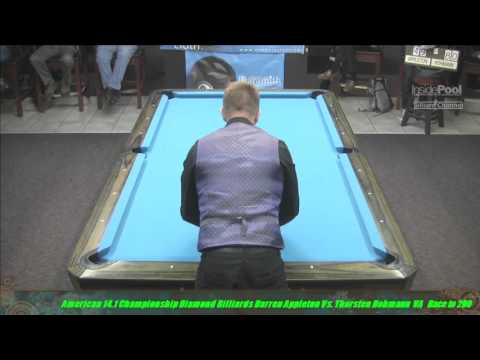 2015 American 14.1 Finals Thorsten Hohmann VS  Darren Appleton