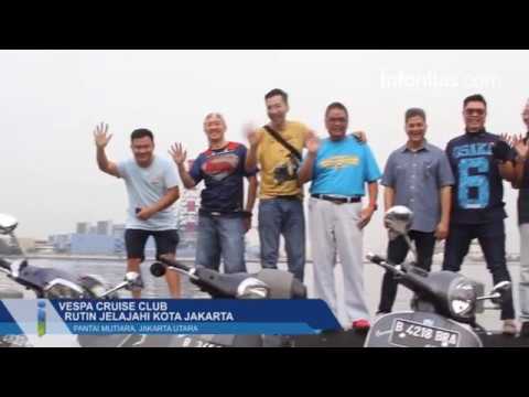 Vespa Cruise Club Rutin Jelajahi Kota Jakarta Vespa Cruise Club Rutin Jelajahi Kota Jakarta