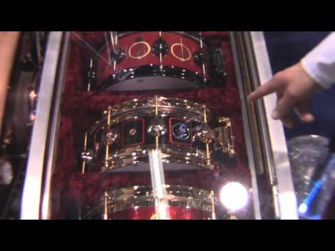 NAMM 2011 - Neil Peart - Rush - Time Machine Custom DW kit & Snare Collection