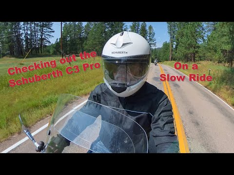 Slow Ride and review of the Schuberth C3 Pro helmet