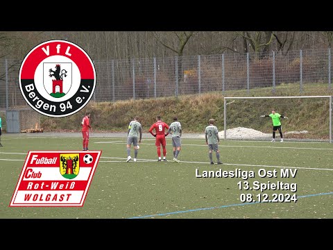 13.Spt. VfL Bergen 94 e.V. : FC Rot-Weiß Wolgast 3:1 LL Ost MV