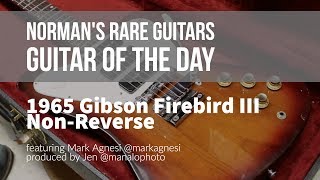 Video thumbnail for 1965 Gibson Firebird III Non-Reverse | Guitar of the Day by Normans Rare Guitars