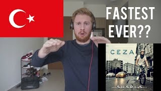 (FASTEST EVER??) Ceza - Yok Geri Dönmek // TURKISH RAP REACTION