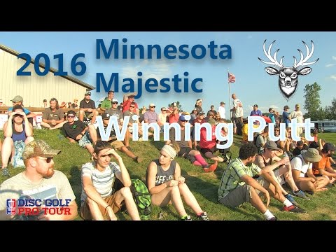 2016 Minnesota Majestic - Final Putt to Win in Sudden Death Playoff