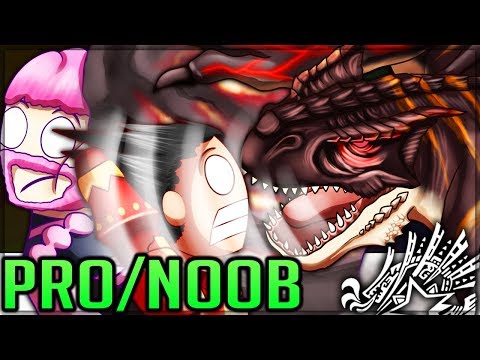 WHY ARE WE SHOUTING - Pro and Noob VS Monster Hunter World Iceborne! #mhw #iceborne #proandnoob