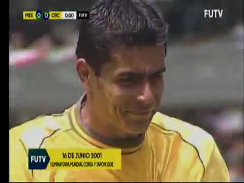 Eliminatorias Mundial 2002: México 1-2 Costa Rica (16/06/2001). Narración en español.