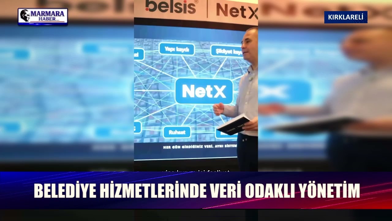 Kırklareli Belediyesi'nden dijital dönüşümde bir ilk! Belediye hizmetlerinde veri odaklı yönetim