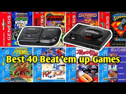 Best 40 Beat em up Games for Sega Genesis/Mega Drive & Sega CD