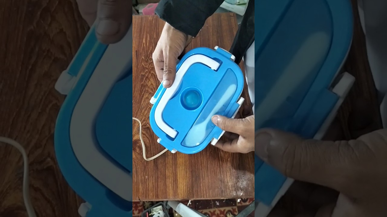 Unboxing the Electric Lunch Box: A First Look at the Portable Food Warmer. #shorts