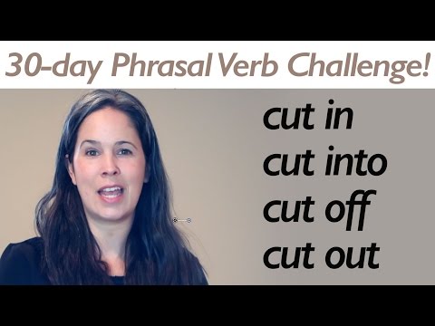 PHRASAL VERB CUT part 2