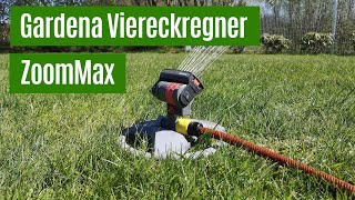 Gardena Viereckregner ZoomMaxx Test - Gut einstellbar und mit Wasserfilter
