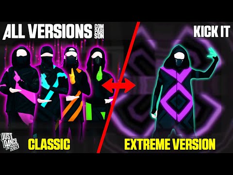 COMPARING KICK IT | JUST DANCE COMPARISON [ALL VERSIONS]