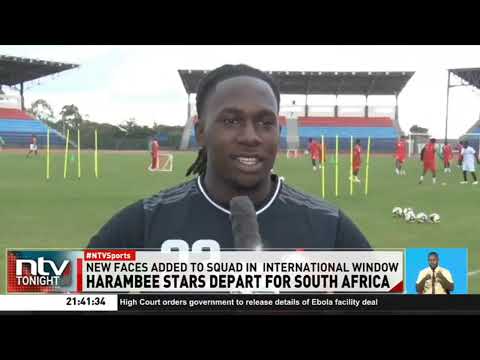 Harambee Stars depart to South Africa ahead of two friendly matches