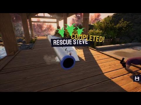 Goat Simulator 3 - Event - Rescue Steve - Don’t let Steve drown!