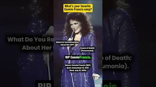 RIP Connie Francis (1938–2025) – “Who’s Sorry Now” Singer and Pop Legend Remembered #rip #legend