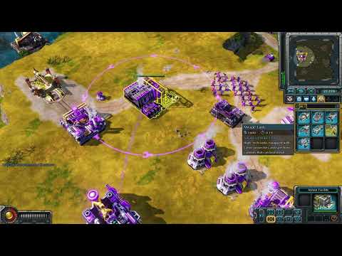 Red Alert 3 - 1 vs 5 Brutal AI (randoms) FFA