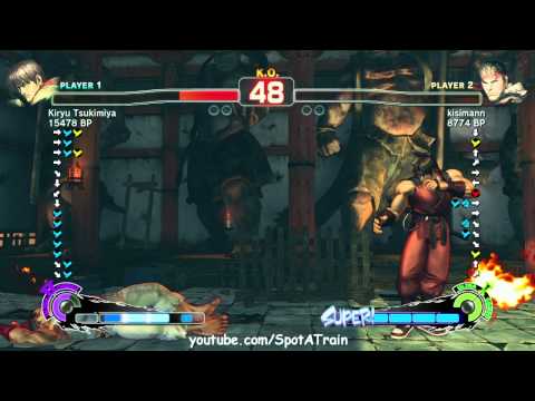 SSF4 - Kiryu Tsukimiya (Guy) vs. kisimann (Ryu)