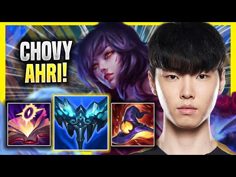 CHOVY IS SO GOOD WITH AHRI! - GEN Chovy Plays Ahri MID vs Akali! | Season 2022