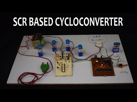 SCR based cycloconverter