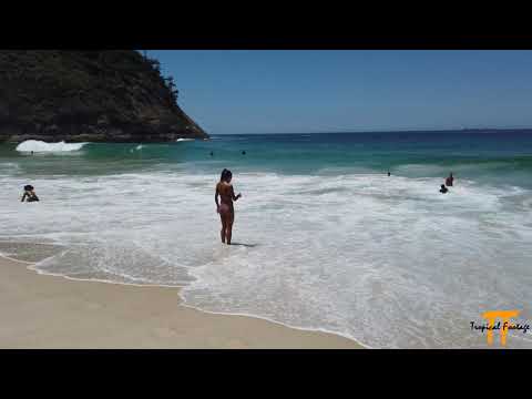 Walking Copacabana Beach to Leme Beach - Rio de Janeiro, Brazil (4K 60fps)