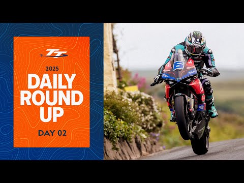 マン島TT 2025 世界最速の公道バイクレースDay2ハイライト動画