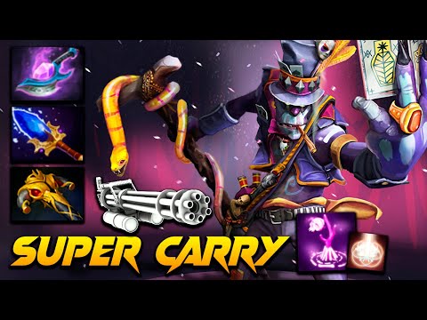 Witch Doctor Super Carry Machine GUN - Dota 2 Pro Gameplay [Watch & Learn]