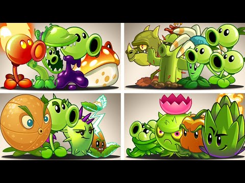 PvZ 2 4 Super Team Vs Team Zombies-Which Plant Is Best?