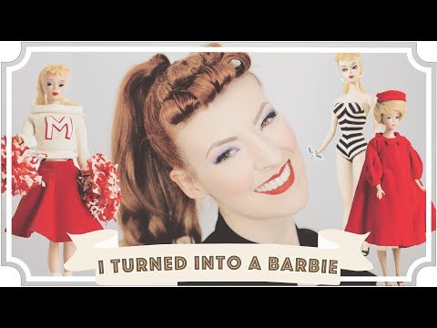 I turned myself into a vintage Barbie! [CC]