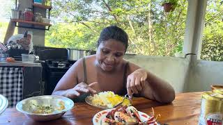 CARANGUEIJO ALMOÇO DE HOJE AQUI NA ROÇA 