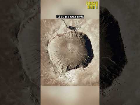 Marcas de meteoros que caíram na terra☄️😳 #shorts #curiosidades #short #shortvideo