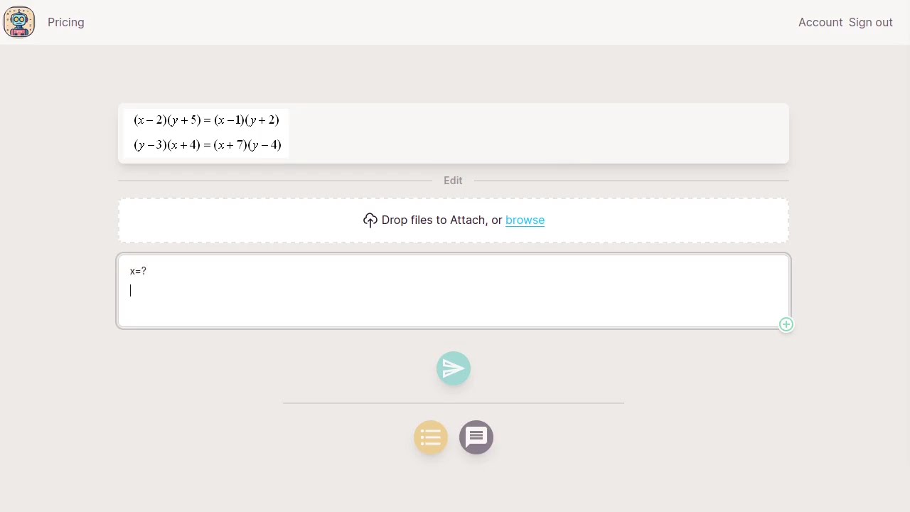 AI Math Solver demo video