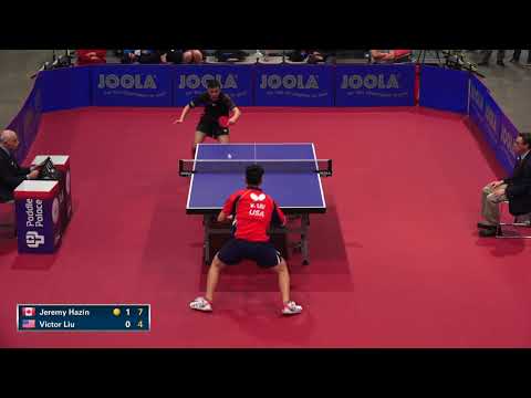 North American Youth Olympic Games Qualification - Victor Liu v Jeremy Hazin - SF (Full Match)