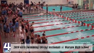 Rochester Girls Swimming Sectionals