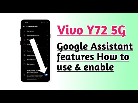 Vivo Y72 5G Google Assistant features How to use & enable