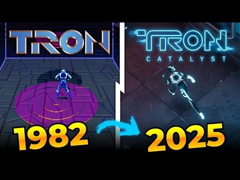 The EVOLUTION of TRON Games // 1982 - 2025