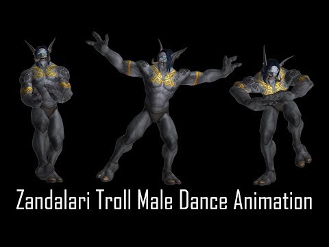 Zandalari Troll Male Dance Animation