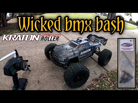 BMX track bash, and Dad got a Kraton EXB 6s😃