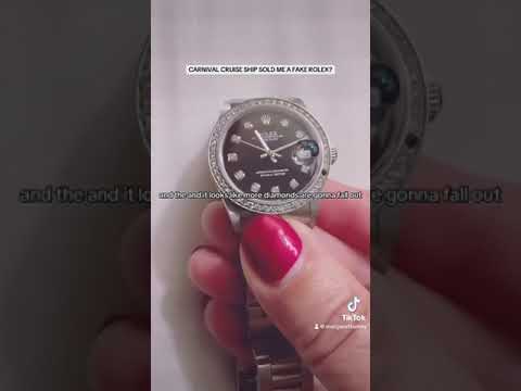 Carnival Cruise Line - Rolex watch purchased on Mardi Gras and diamond fell out...