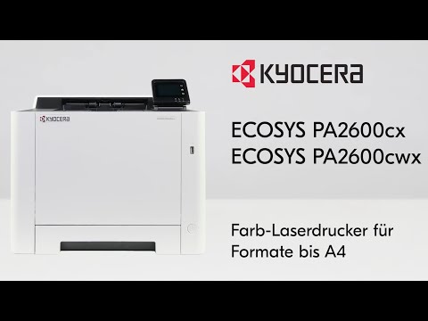 Artikelvideo 4 für KYOCERA ECOSYS PA2600cx/Plus Farb-Laserdrucker weiß, Artikelnummer 524466