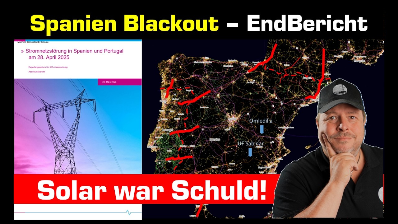 Blackout Spanien - Solar war klar Schuld - Abschlußbericht entso-e