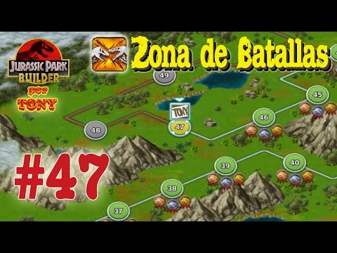 Jurassic Park Builder "Batalla de Dinosaurios en la Zona 47" por Tony