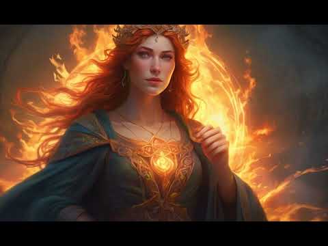 Brigid - Celtic goddess of fire, poetry, and healing