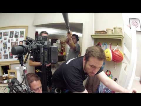 Boom operator Go Pro camera