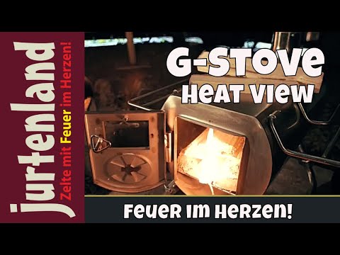 Zeltofen G-Stove anfeuern - Jurtenland