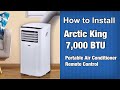 How to Install Arctic King 7,000 BTU Portable Air Conditioner Remote