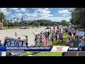 Protestors Gather In Palm Beach Gardens For Workers Over Billionaires Rally