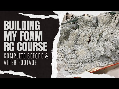 FROM TRASH TO TRAILS: 1/24 Scale RC Crawler Course Built ENTIRELY Out of Junk!