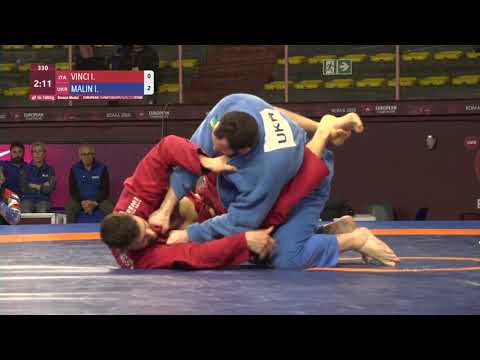 BRONZE Men's GP Gi - 100 kg: I. VINCI (ITA) v. I. MALIN (UKR)