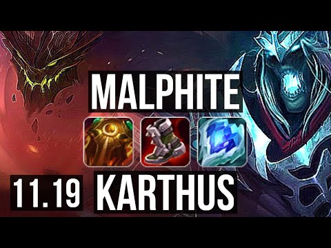 MALPHITE vs KARTHUS (MID) | 7/2/7, 500+ games | NA Master | v11.19