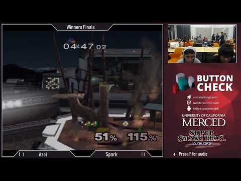 Button Check 13 - Singles Winners Finals: Spark vs  Azel